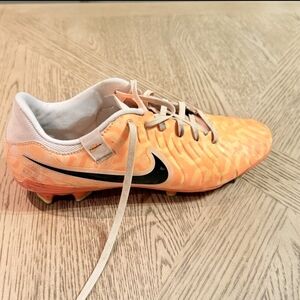 Nike Kids Orange Soccer Shoes